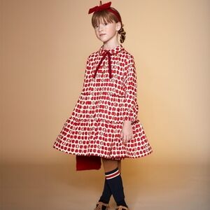 Mimisol Kids Red Apple Dress